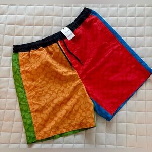 Coach Multicolor Patchwork Men's Shorts